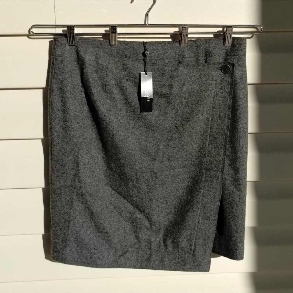 Sz 16 Talbots 80% Wool Blend Wrap Skirt Unlined Wrap Fall Autumn Winter